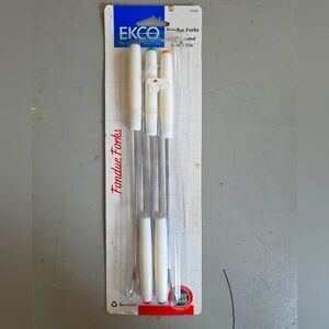 EKCO The Kitchen Tradition Fondue Forks Set of 5 NWT